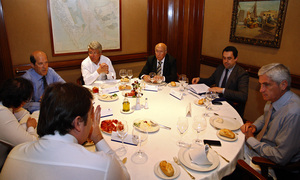 Comida de Directivas con el Valencia en el restaurante La Dorada